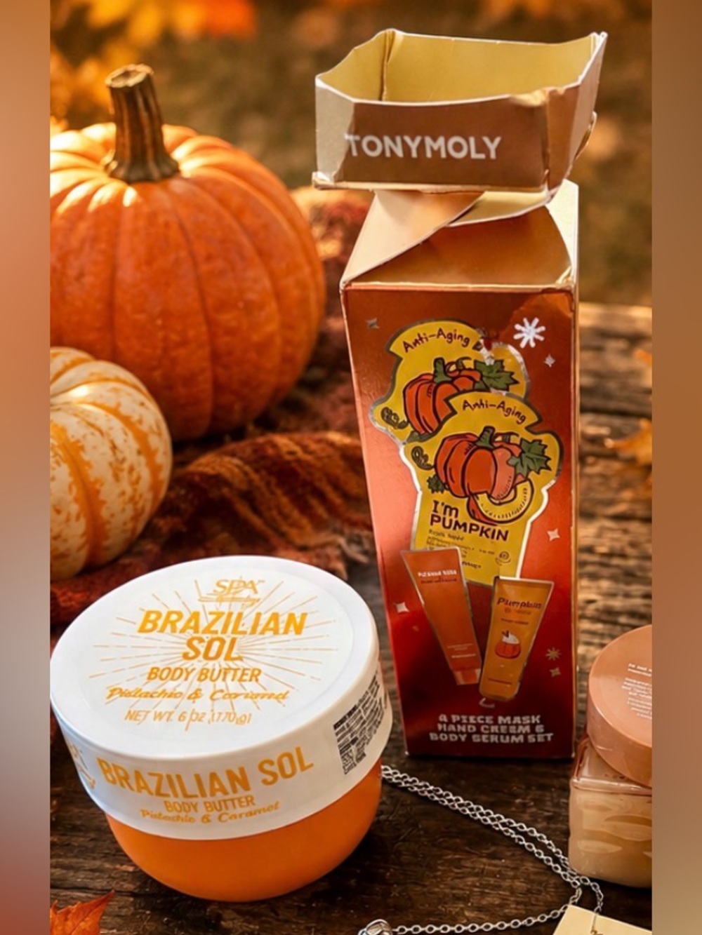 Fall Bundle: TONYMOLY Pumpkin Skincare Set, Brazilian Sol Body Butter and more - Picture 5 of 6